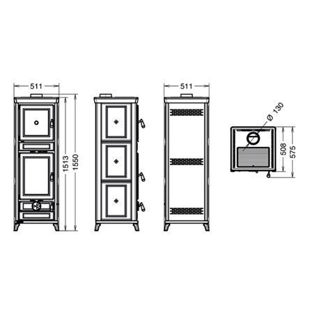 Poêle à bois Thermorossi Anna Evo 5 Maiolica beige