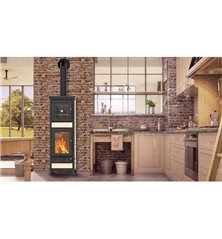 Poêle à bois Thermorossi Anna Evo 5 Maiolica beige