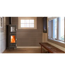 Poêle à bois Thermorossi Anna Evo 5 Easy gris anthracite
