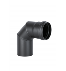 Pack raccordement noir Ø80mm pour conduit existant mural Ø80mm