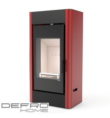 Poêle à bois Defro Solum rouge