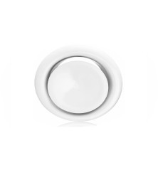 Grille ventilation d'air chaud blanche - Ø 80 mm