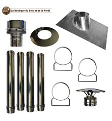 Kit création de conduit intérieur mural DP150 - 4m