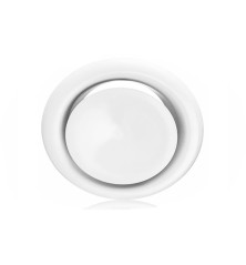 Grille ventilation d'air chaud blanche - Ø 100 mm