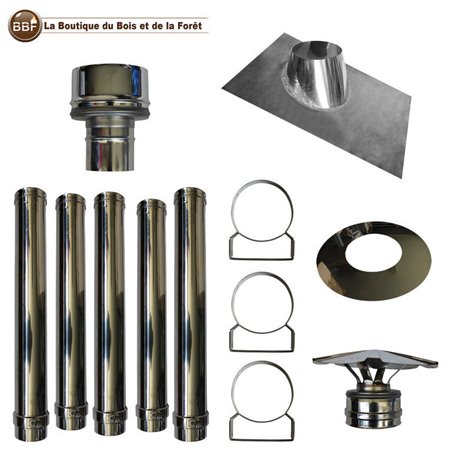 Kit création de conduit intérieur mural DP150 - 5m
