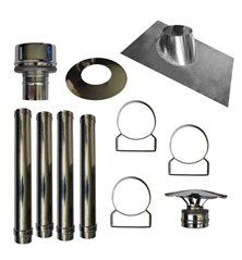 Kit création de conduit intérieur mural DP150 - 4m