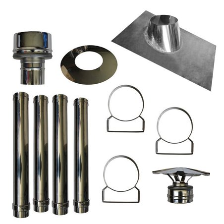 Kit création de conduit intérieur mural DP150 - 4m