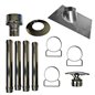 Kit création de conduit intérieur mural DP150 - 4m