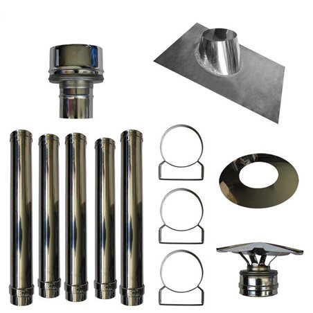 Kit création de conduit intérieur mural DP150 - 5m