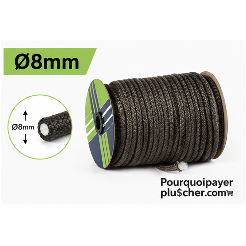 Joint rond Ø 8 mm au mètre