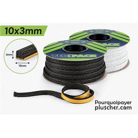 Joint plat 10x3 mm au mètre