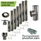 Kit création conduit isolé Ø150mm extérieur - 6m