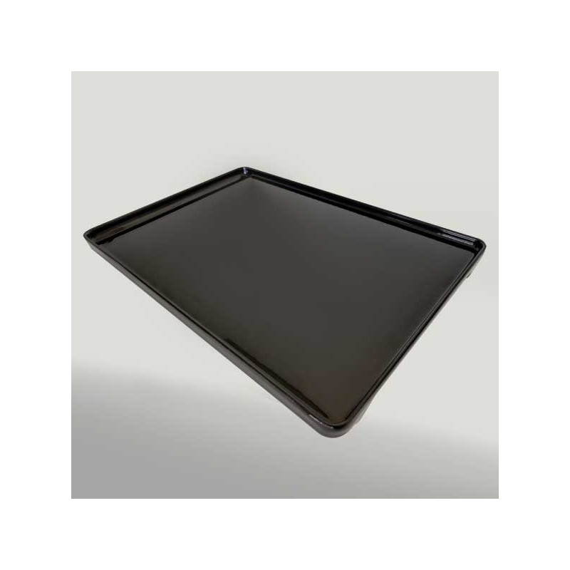 Plaque émaillée lisse pour barbecue à granulés nomade