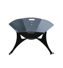 Brasero acier noir - Diamètre 85 cm