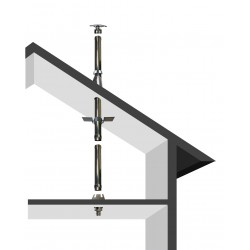 Kit création conduit isolé Ø150 - 200mm - Pour intérieur