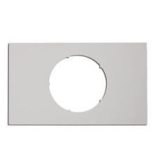 Plaque de finition plafond blanche 500x300mm Ø 120