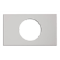Plaque de finition plafond blanche 500x300mm Ø 100