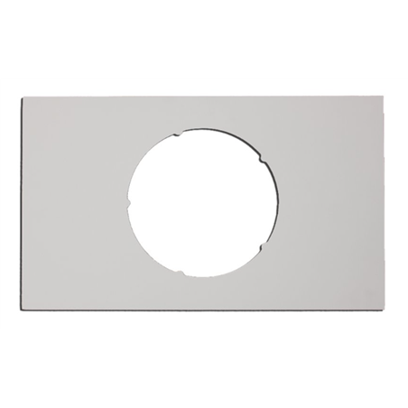 Plaque de finition plafond blanche 500x300mm Ø 150