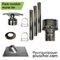 Kit création de conduit intérieur mural DP150 - 3m Kit création de conduit intérieur mural DP150 - 3m