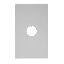 Plaque de finition plafond blanche 500x300mm Ø 150