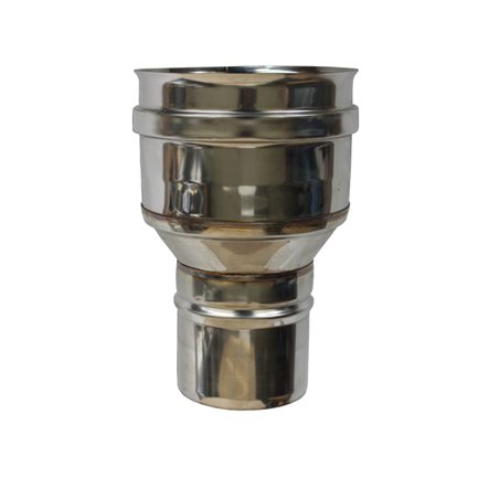 Réduction simple paroi inox - Ø 150 M - 160 F