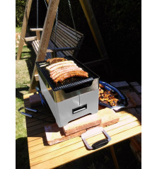 Barbecue à granulés nomade blanc