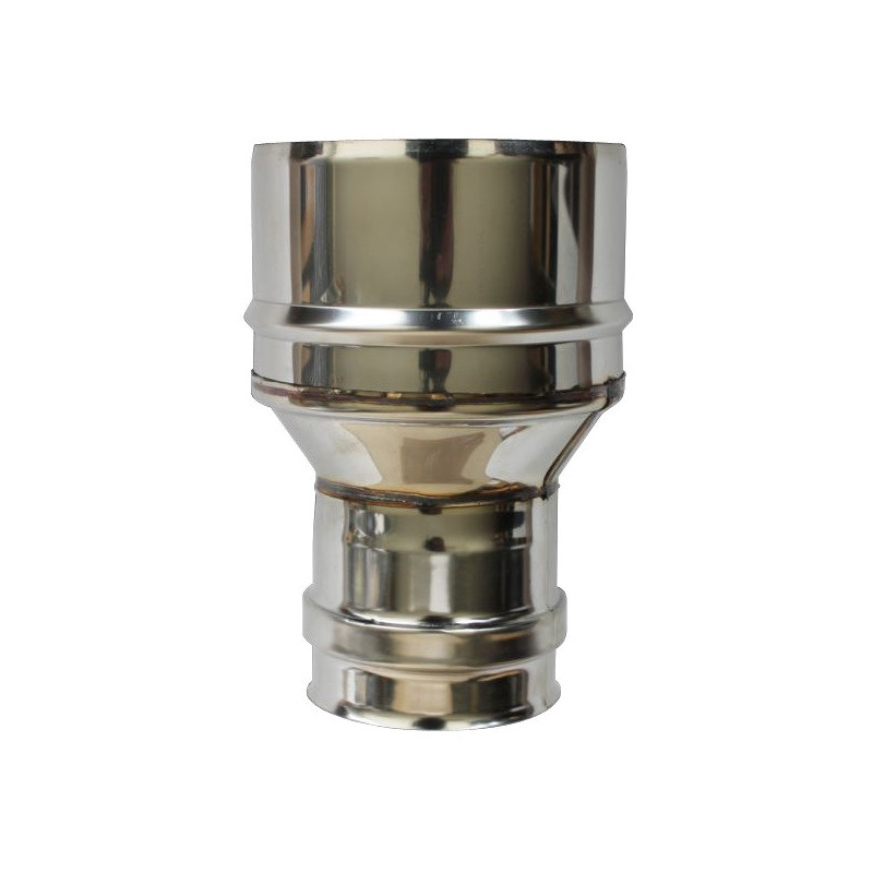 Réduction simple paroi inox - Ø 80 F - 120 M