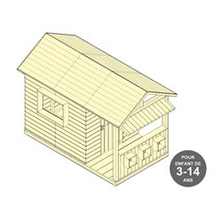 Maisonnette Elias en bois