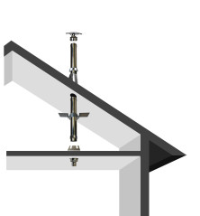 Kit création conduit isolé Ø80mm intérieur- 2m