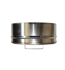 Bouchon de condensation étanche simple paroi inox femelle - Ø 100