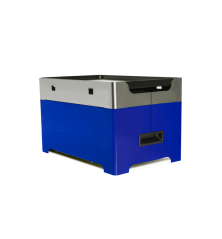 Barbecue à granulés nomade bleu