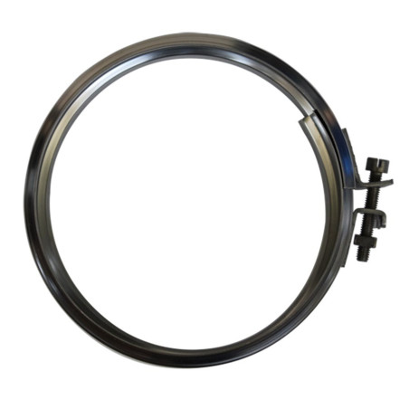 Collier de jonction simple paroi inox - Ø 100