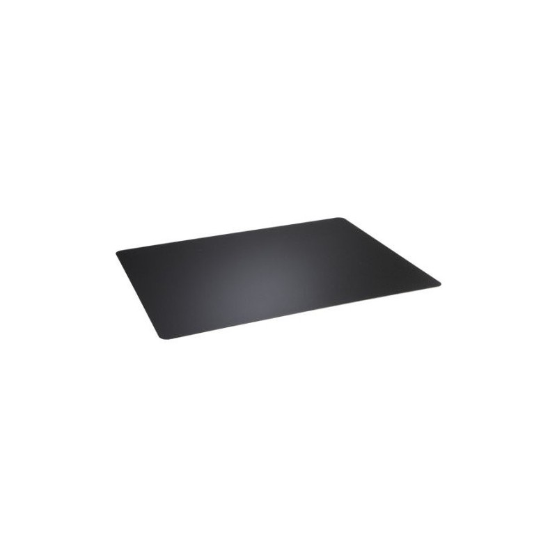 Plaque de sol forme F en acier noir - 900 x 1000 mm