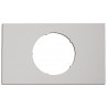 Plaque de finition plafond blanche 500x300mm Ø 130