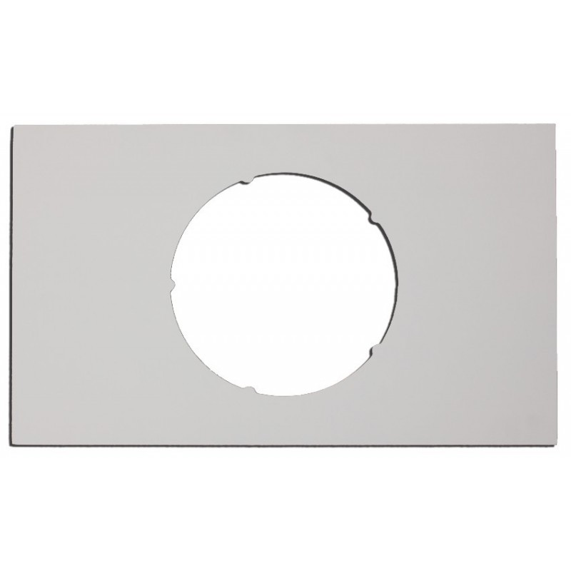 Plaque de finition plafond blanche 500x300mm Ø 200