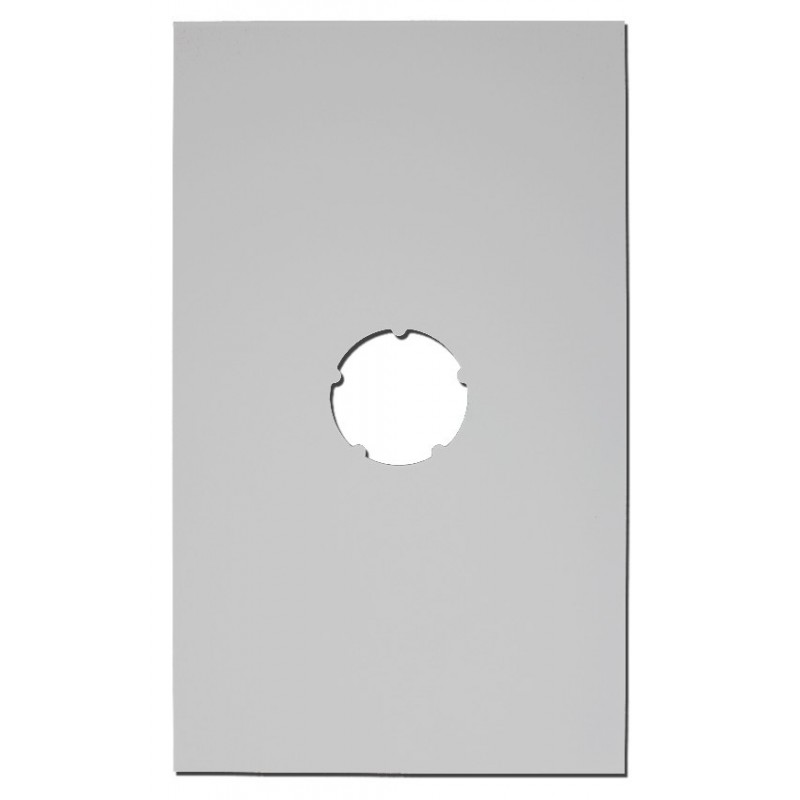 Plaque de finition plafond blanche 500x300mm Ø 80