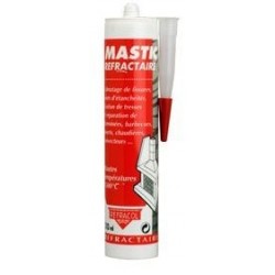 Tube de mastic réfractaire