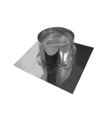 Solin inox pour toit terrasse - Conduit Ø 150