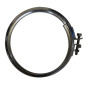 Collier de jonction simple paroi inox - Ø 200