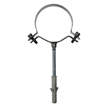 Collier de mur simple paroi inox - Ø 100