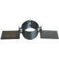 Bride de fixation haute Ø 130 mm pour DP Ø80mm