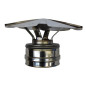 Chapeau chinois double paroi isolée - Ø int/ext: 100-150