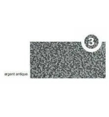 Plaque de sol forme H en métal argent antique - 1200 x 1050 mm