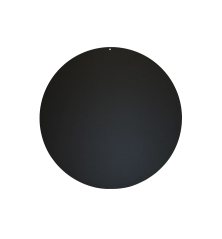 Plaque de sol forme K en métal noir - 1000 x 1000 mm