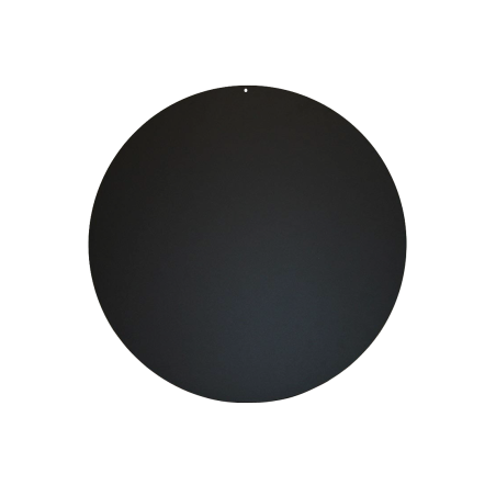 Plaque de sol forme K en métal noir - 1000 x 1000 mm