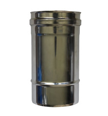 Longueur droite 250 mm double paroi isolée - Ø int/ext: 130-180