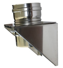 Support mural double paroi isolée - Ø int/ext: 200-250