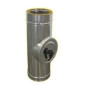 Té d'inspection pour conduit basse température double paroi isolée - Ø int/ext: