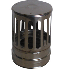 Terminal horizontal double paroi - Ø int/ext: 100-150