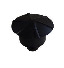 Chapeau anti-intempérie noir - Ø 80